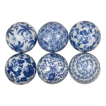 ceramic decorative ball (sold separately)