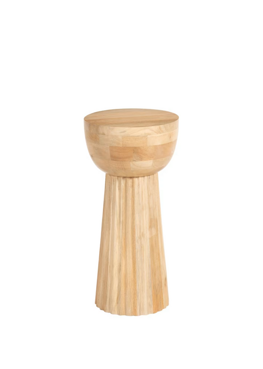 layla side table natural 35x35x50cm