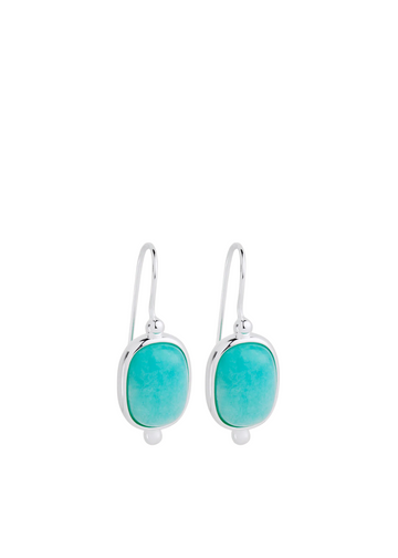fleur amazonite earrings