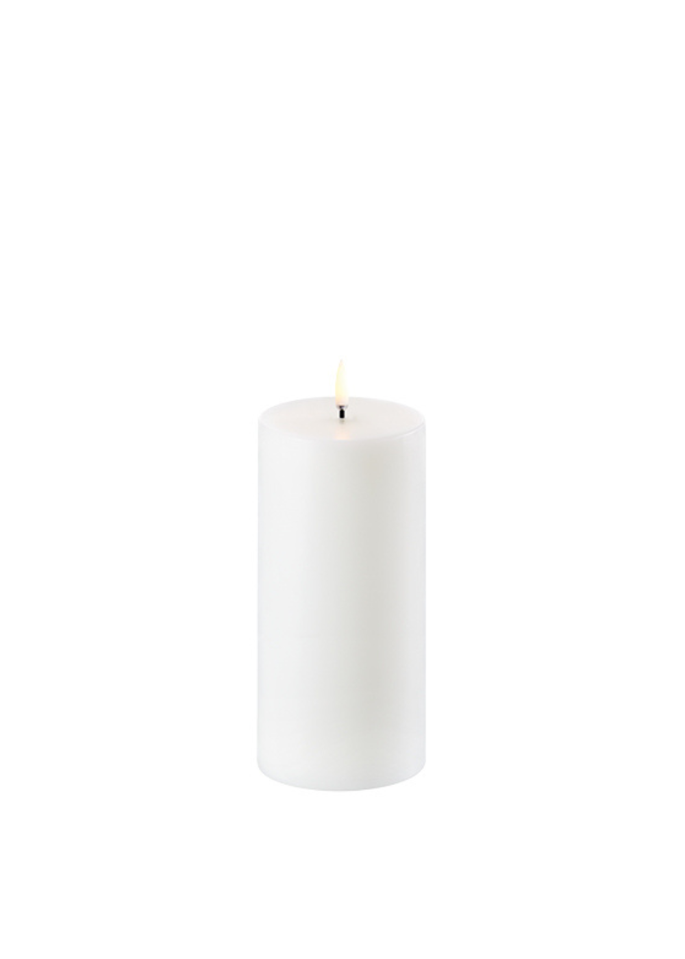 uyuni flameless candle - white