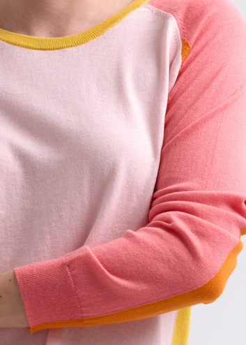 baseball jumper - blush