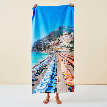 positano summer sand free towel