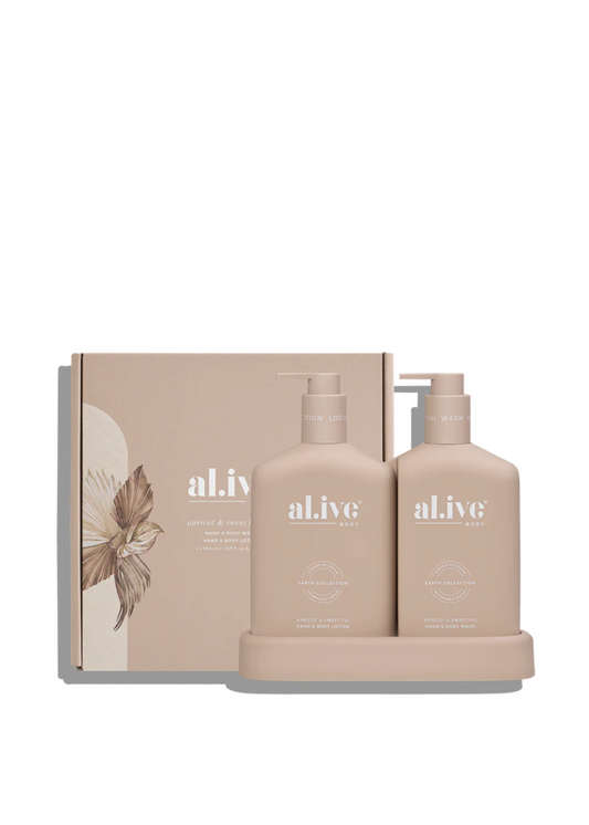 wash & lotion duo - apricot & sweet fig