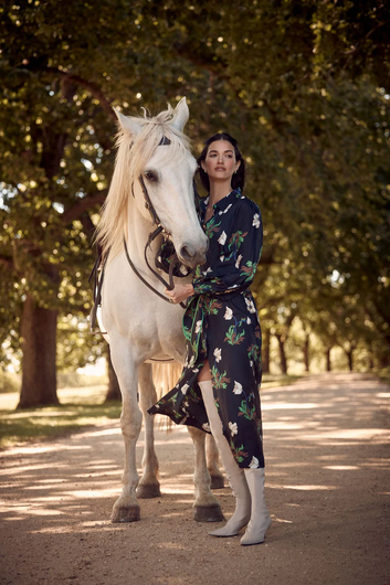 colette dress - wild flower print