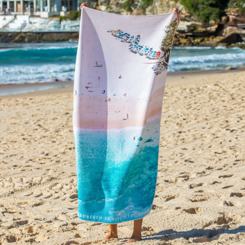 coogee boats sand free towel