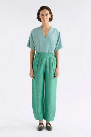 alpah pant - green speckle