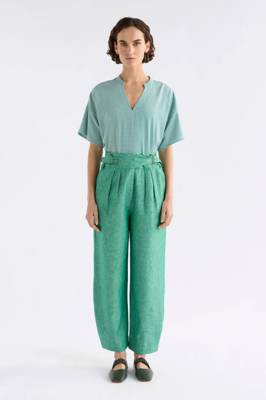 alpah pant - green speckle