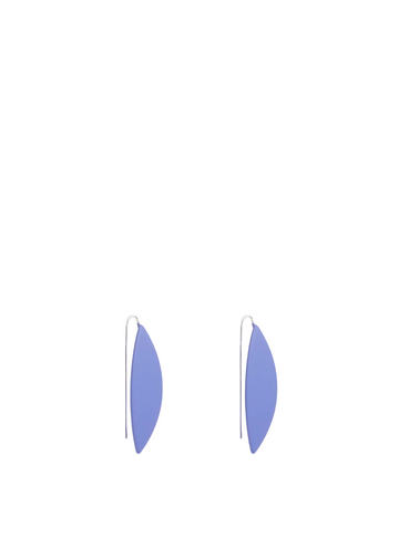 folia earring - cornflower blue