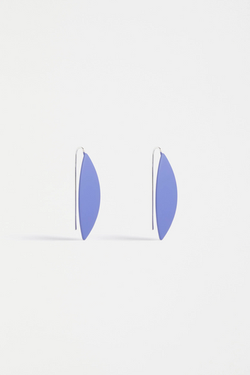 folia earring - cornflower blue