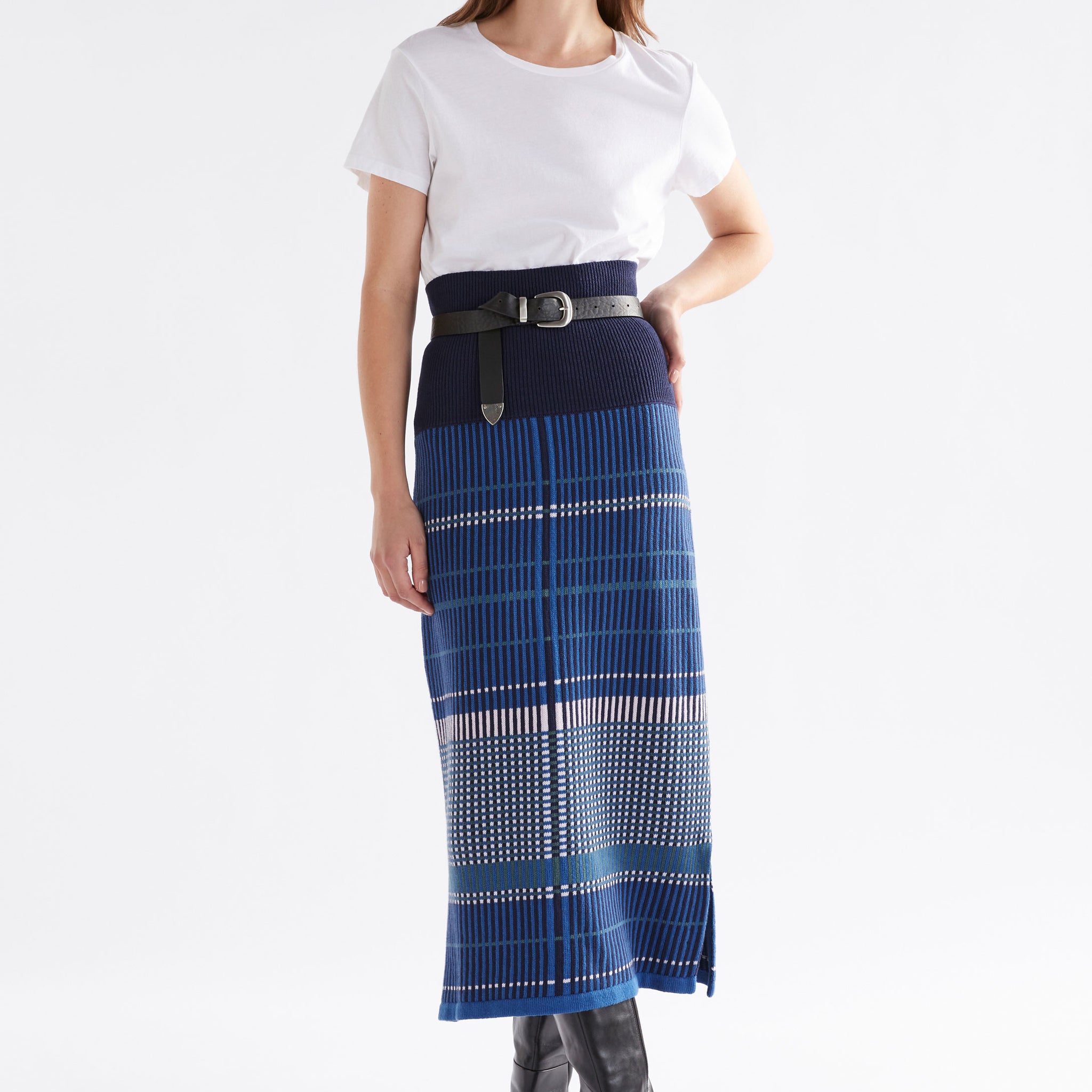 cila organic knit skirt