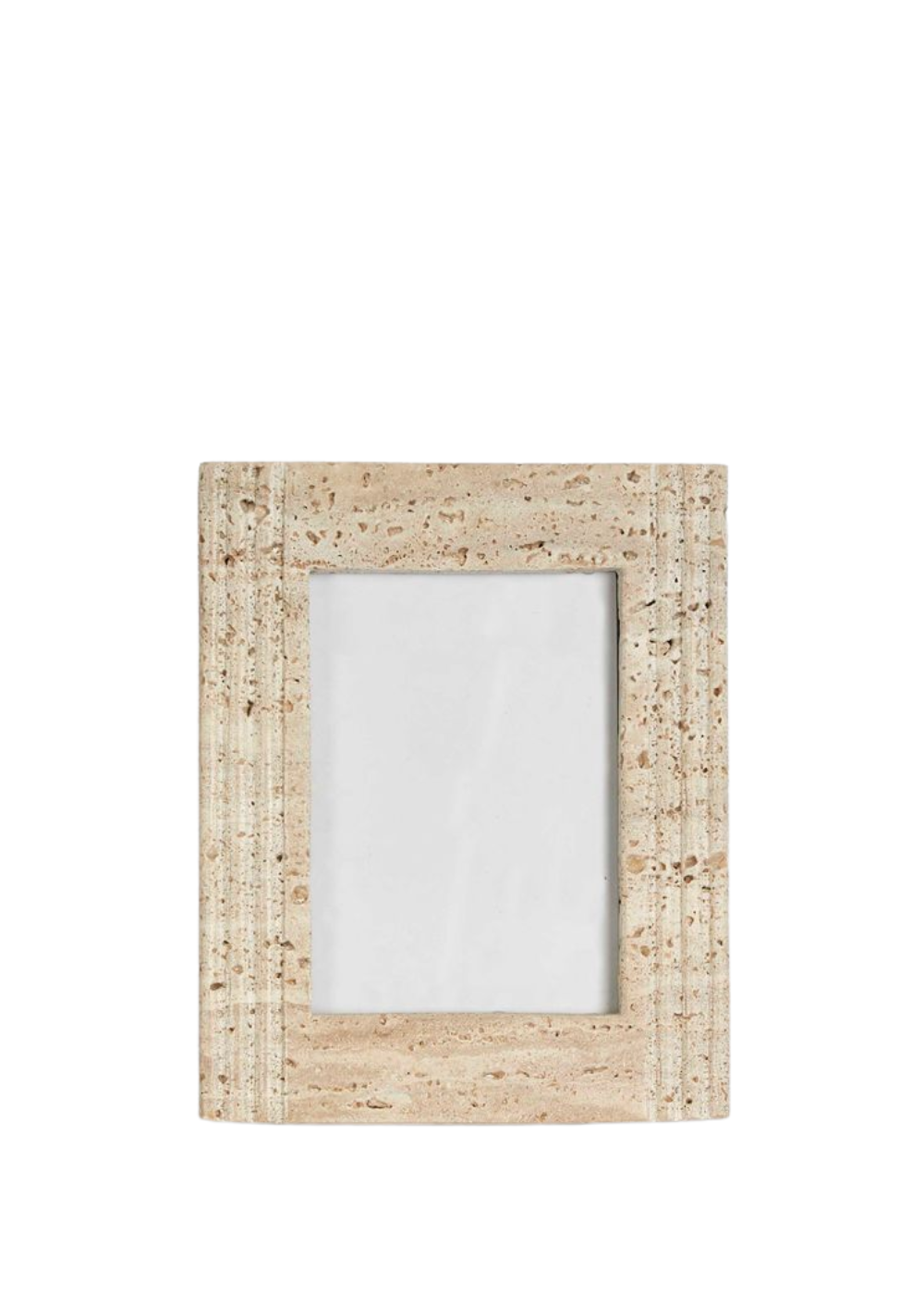 trey travertine photo frame 5X7