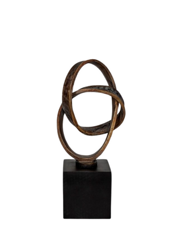 warner abstract sculpture bronze