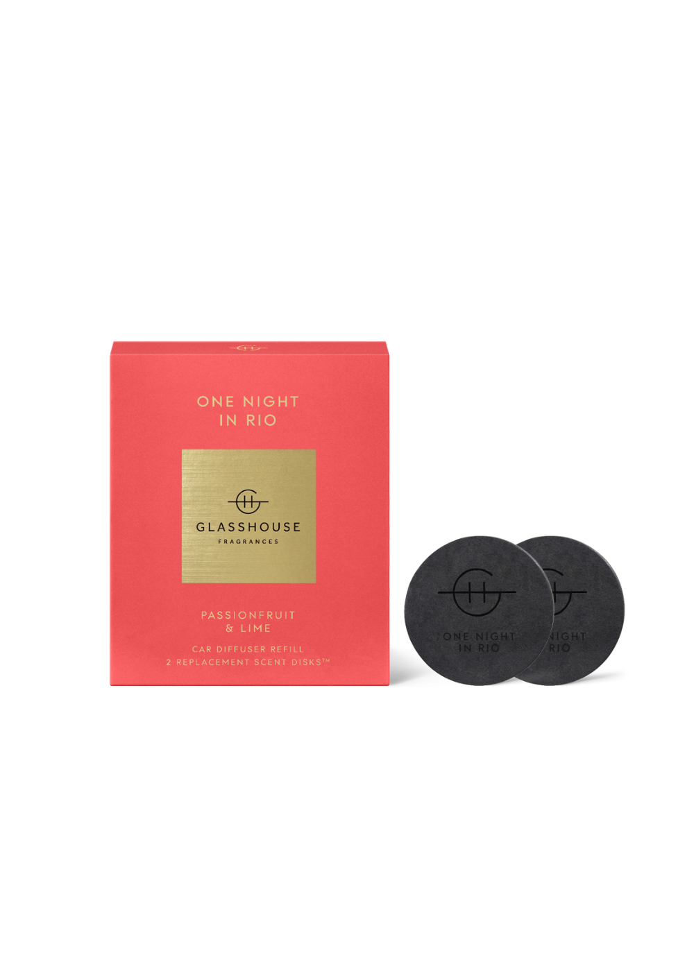 replacement car diffuser scent disk - one night in rio