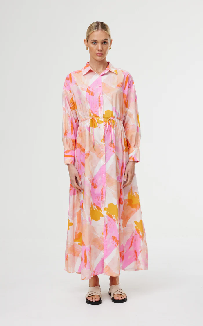 isla shirt dress - confetti