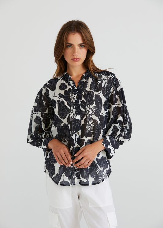 plaza shirt -plaza print