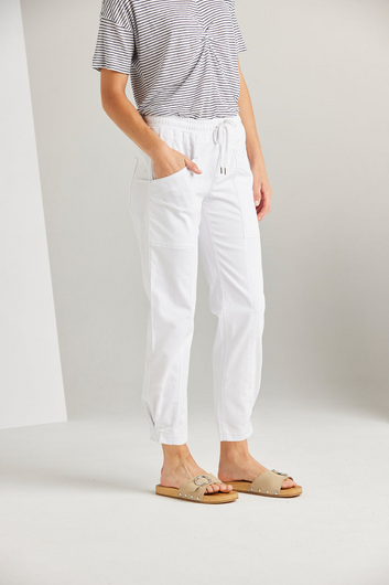 Oxford pant - white