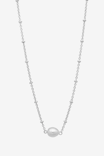 mary silver necklace