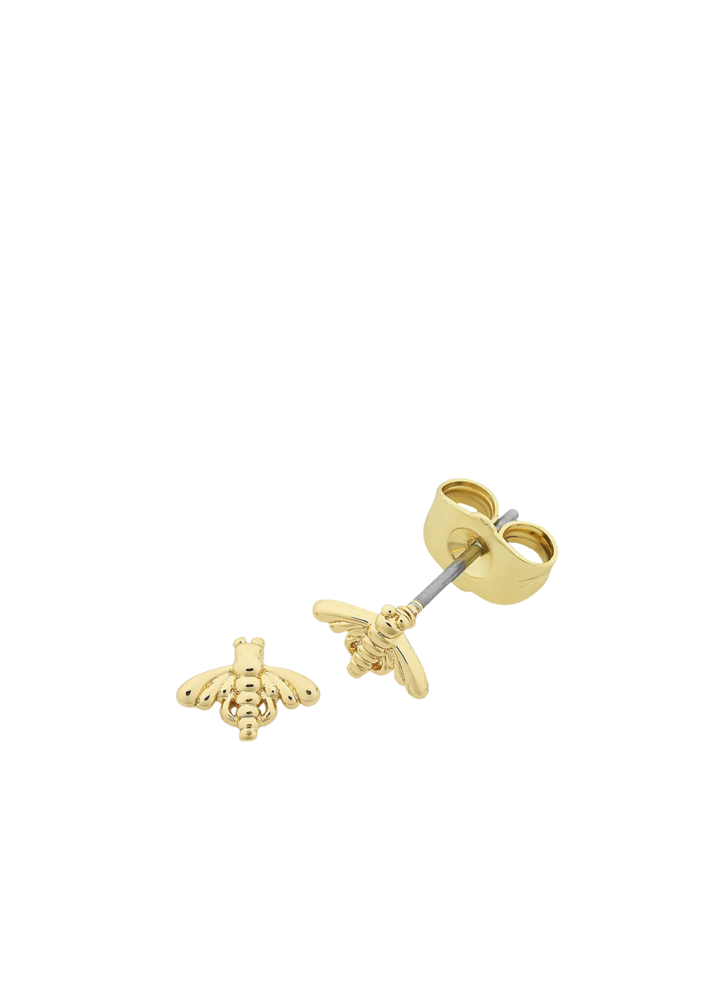 petite bee earring - gold