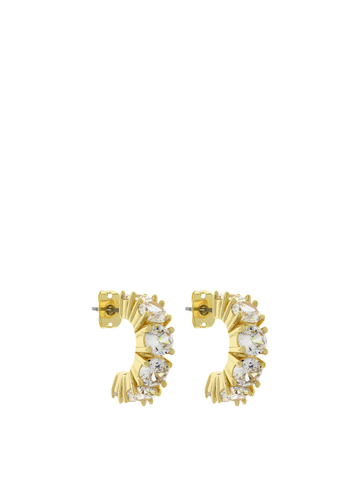 vittoria gold cz earring