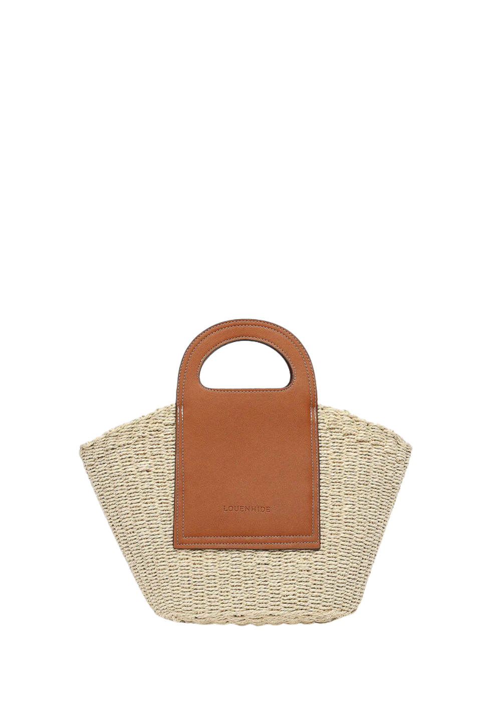 avoca basket bag - natural tan