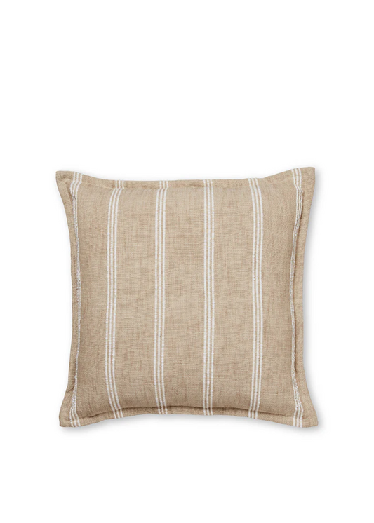 munro sand stripe cushion