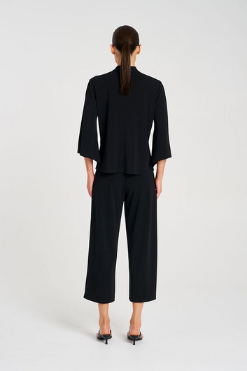 pre-order crop palazzo pant powder knit