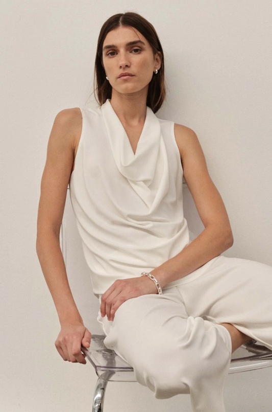 drape shell powder knit
