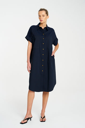stud shell dress | PRE ORDER