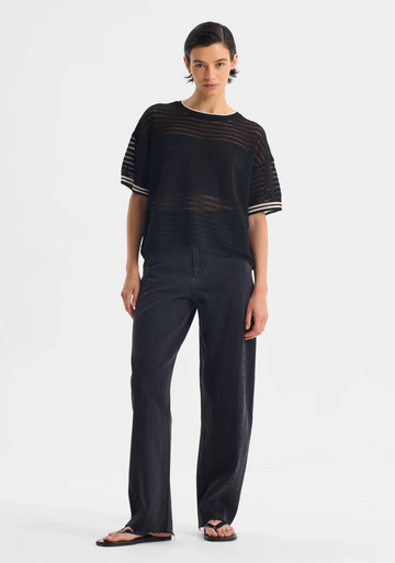 dallas knit tee