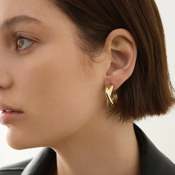 café earrings