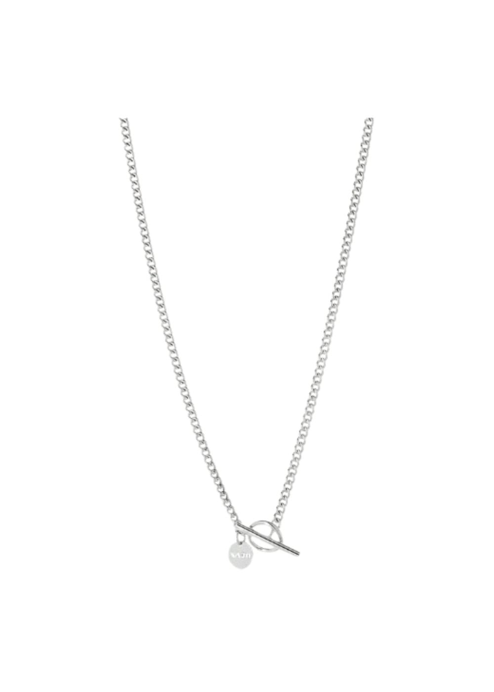 curb t-bar necklace (45cm)