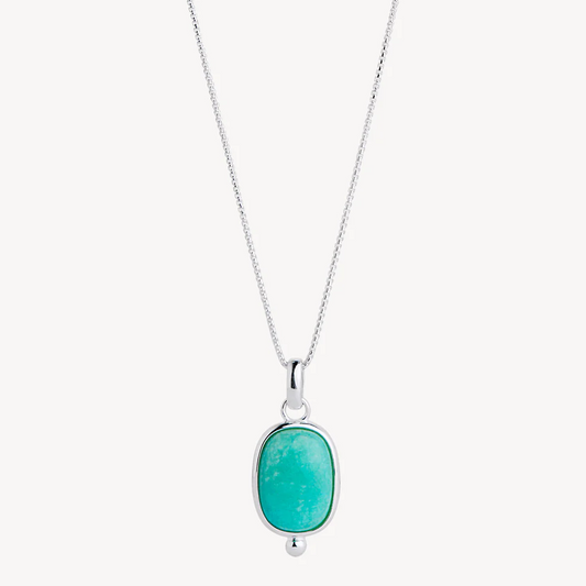 fleur amazonite pendant
