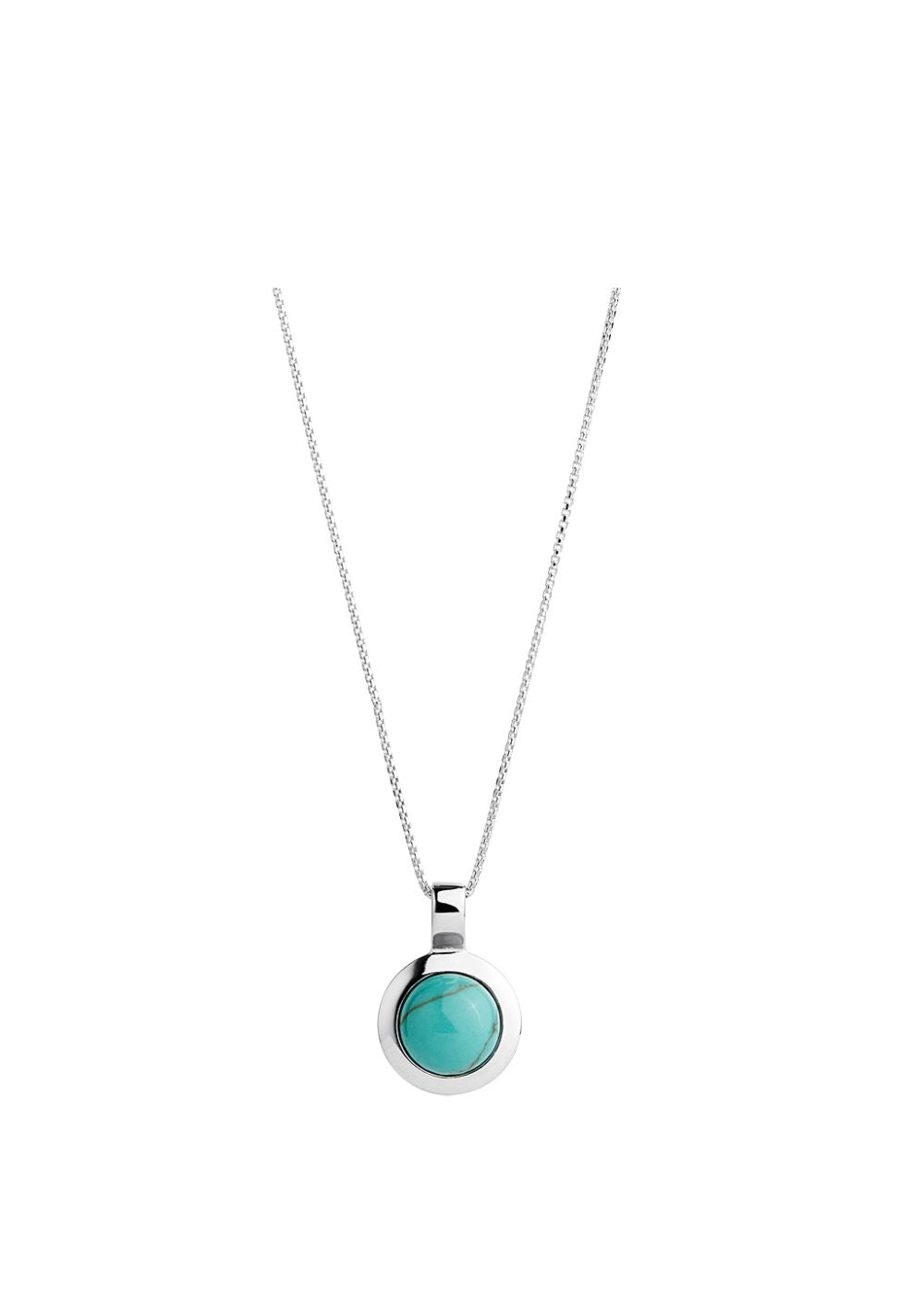 husk turquoise necklace - small