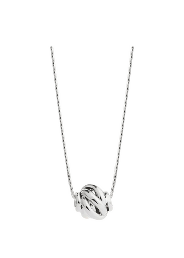 nest necklace - silver