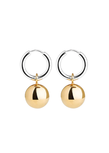 shayla earring - gold /silver