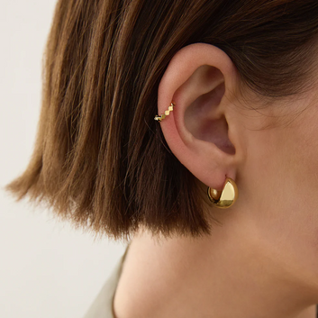 la muse huggie earrings