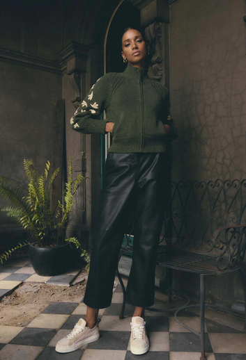 montoya leather pant - onyx