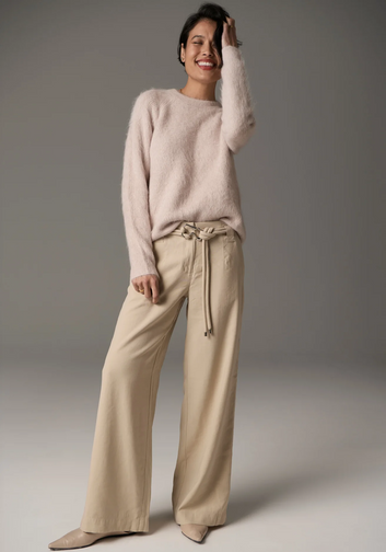 finlay crew knit - blush