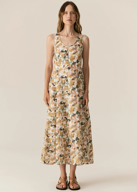 speckle print dress