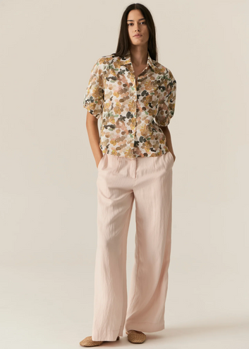 speckle print shirt