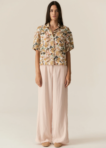 speckle print shirt
