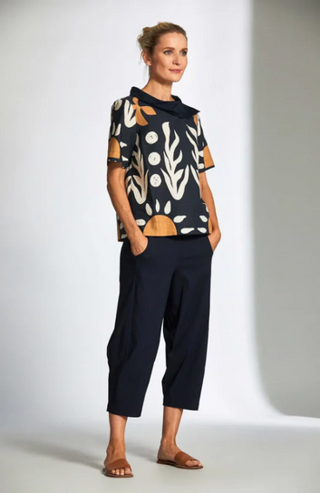 cotton print top