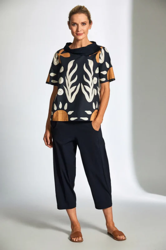 cotton print top