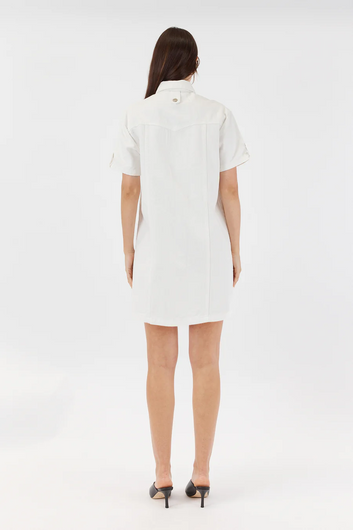 sarah boxey denim dress