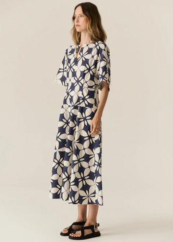 turin dress - blue turin