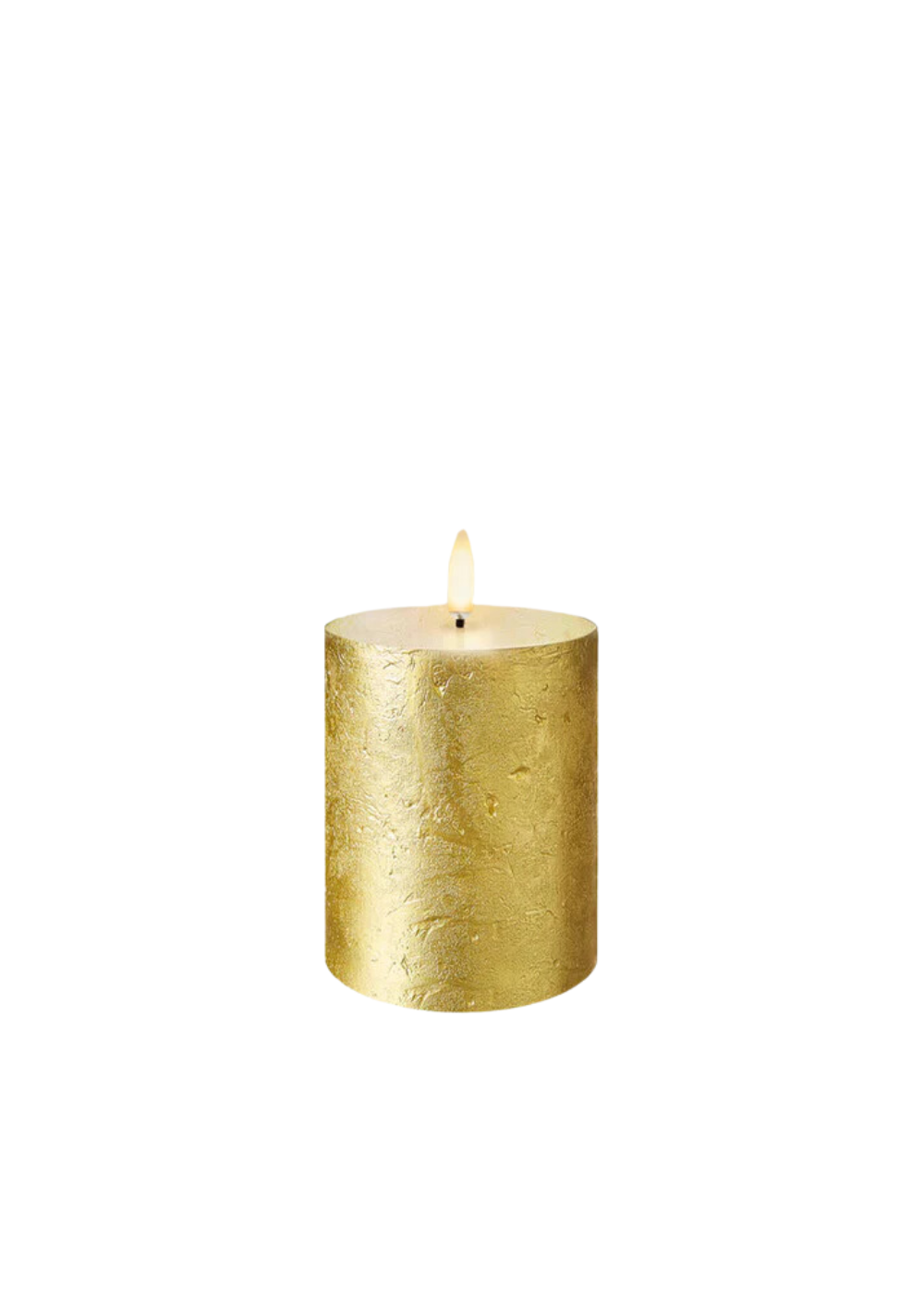 uyuni mini pillar - textured metallic gold