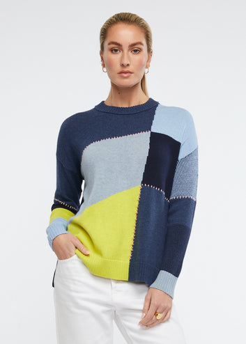 patchwork jumper