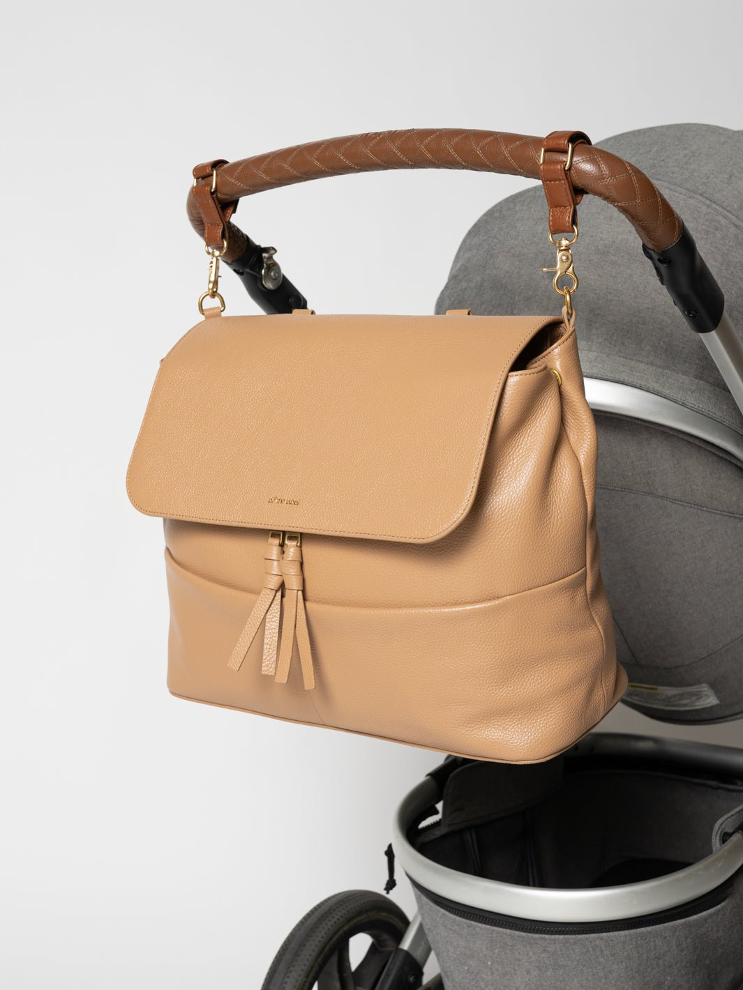 Luxury leather baby bag  Luxe Ari backpack – Alf the Label