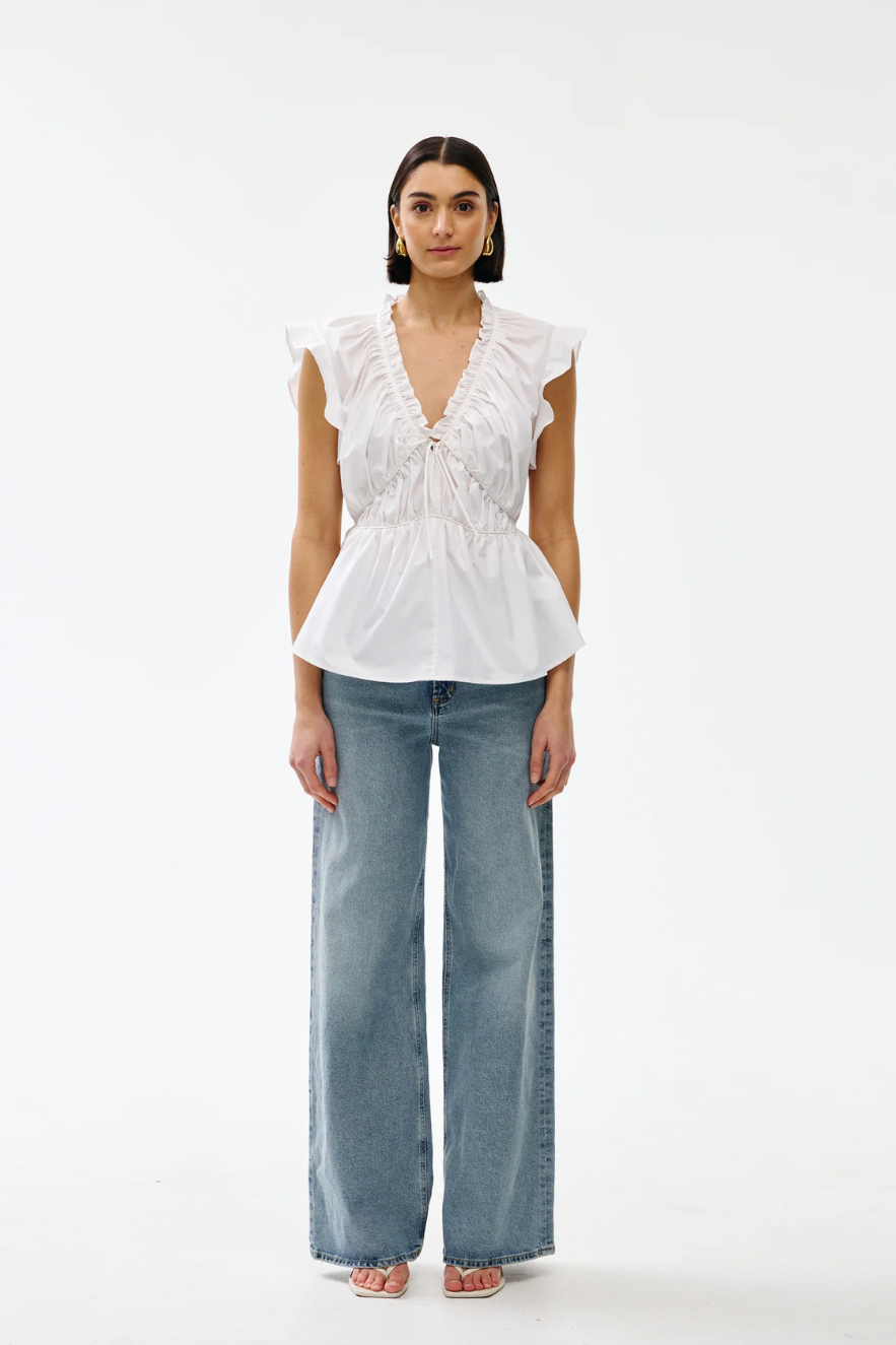 Bobbie Top Ivory