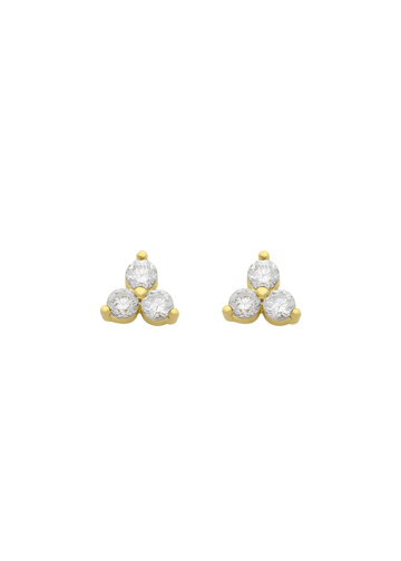 petite brigitte gold earring